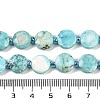 Dyed Natural Howlite Beads Strands G-C116-A63-01-5