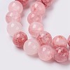 Natural Colorful Green Jade Beads Strands X-G-G757-02-4mm-4