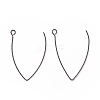 Ion Plating(IP) 316 Stainless Steel Earrings Finding STAS-B025-02B-1