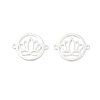 925 Sterling Silver Hollow Connector Charms STER-A046-01S-1