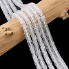 Natural Quartz Crystal Heishi Beads Strands G-A299-A07-01-1