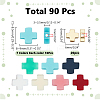 70Pcs 7 Colors Synthetic Coral Beads CORA-ME0001-02-2