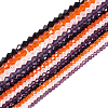 12 Strands 12 Style Halloween Theme Transparent Glass Beads Strands GLAA-TA0001-42-2