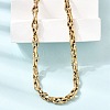 5.5MM 304 Stainless Steel Twisted Oval Link Chain Necklaces for Man and Women SA-CBAB767-18C-G-2