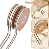 2 Rolls 2 Styles Cotton Striped Ribbons OCOR-WR0001-56B-5