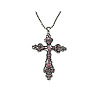 Cross Zinc Alloy Pendant Necklace NF8765-09-1