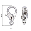 Zinc Alloy Lobster Claw Clasps E103-3