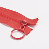 Resin Close End Zippers FIND-WH0052-44F-3