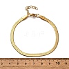Ion Plating(IP) Unisex 304 Stainless Steel Herringbone Chain Bracelets LS-BJEW-O177-01A-G-4