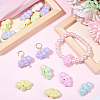 20Pcs UV Plating Acrylic Beads OACR-SP0002-08-4