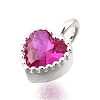 925 Sterling Silver Cubic Zirconia Charms STER-Q005-01A-B-2