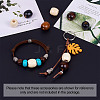 Natural Wood Beads WOOD-CD001-03-LF-10