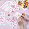 100Pcs Bowknot Thank You Printed Eco-Friendly Reusable Bags ABAG-SP0001-61A-A-3
