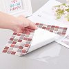 3D Mosaic Tile Stickers DIY-WH0167-68-3