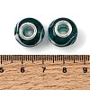 Rondelle Handmade Gold Sand Lampwork European Large Hole Beads X-LPDL-R007-07A-3