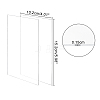 Transparent Acrylic for Picture Frame TACR-OC0001-04C-2