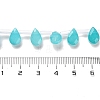 Dyed Natural Amazonite Beads Strands G-Q167-A11-02-4