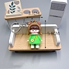 Girl PVC Bag Keychain LS-PW-WG0BCC7-04-2