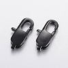 304 Stainless Steel Lobster Claw Clasps Ion Plating(IP) STAS-F148-18x8.5-08B-1