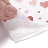 Heart Bulletin Board Border Stickers Roll LS-DIY-K038-04-3