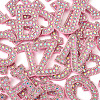 Alphabet Resin Rhinestone Patches DIY-TAC0005-45E-4