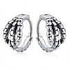 304 Stainless Steel Claw Hoop Earrings JE994A-1