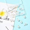 24Pcs ABS Plastic Imitation Pearl Pendants KK-FS0001-77-8