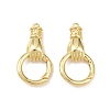 Hand Brass Spring Gate Rings X-KK-Z132-06G-1