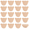 1 Set Unfinished Wooden Chips WOOD-OC0003-98A-1