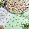 200Pcs Imitation Shell & Pearl Acrylic Pendants FIND-ME0003-99-4