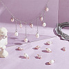 20Pcs Natural Pearl Pendants PALLOY-GA00015-5