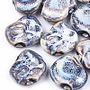 Handmade Porcelain Beads PORC-S498-34B-1