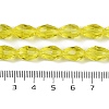 Transparent Imitation Jade Glass Beads Strands GLAA-N005-T10mm-D26-4