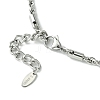 02RXZH
304 Stainless Steel Rope Chain Necklaces NJEW-Q322-07P-4