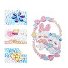 Oval with Rabbit & Bear DIY Diamond Painting Kits PW-WG9D52E-01-4