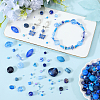 100G 5 Styles Acrylic Beads OACR-SC0001-72C-4