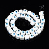 Handmade Porcelain Ceramic Beads Strands PORC-T006-01N-2