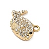 Alloy Rhinestone Pendants PALLOY-P313-12A-G-2