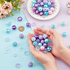 18 Style Mixed Style Acrylic Beads Jewelry Sets OACR-PH0004-02-5