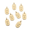 Brass Pendants KK-O140-20G-11-1