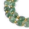 Natural Green Aventurine Beads Strands GG-CBA96AE-A08-6x6mm-4