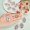 Tibetan Style Alloy Pendants PALLOY-CJ0003-01-5