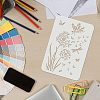 Large Plastic Reusable Drawing Painting Stencils Templates DIY-WH0202-396-3