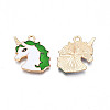 Alloy Enamel Pendants ENAM-S130-20C-3