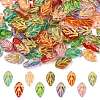 90Pcs 9 Colors Handmade Lampwork Beads LAMP-CJ0002-98-1