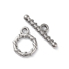 Non-Tarnish 304 Stainless Steel Ring Toggle Clasps STAS-A092-09D-P-1