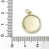 Brass Micro Pave Cubic Zirconia Pendants KK-K368-14G-4