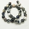 Natural Fire Crackle Agate Beads Strands G-D210-4mm-M2-3