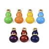 304 Stainless Steel Enamel Pendants STAS-C150-04G-1