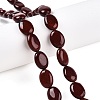 Natural Red Rainbow Jasper Beads Strands G-M206-51-1